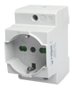 GSR-04 Plug-in sockets on 35 mm rail mount