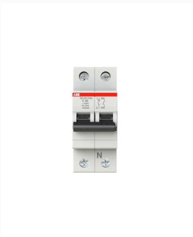 SR201T-C40NA Miniature Circuit Breaker 1 Pole+N 40A