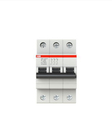 SR203T-C20 Miniature Circuit Breaker 3 pole 20A