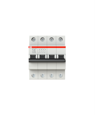 SR204T-C25 Miniature Circuit Breaker 4 Pole 25A