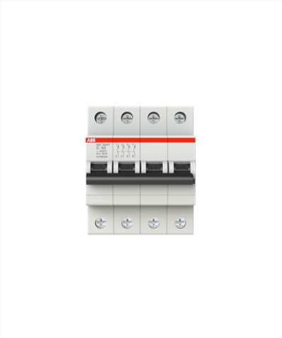 SR204T-C40 Miniature Circuit Breaker 4 Pole 40A