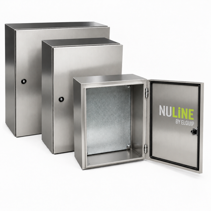 600 x 400 x 200mm Single Door Stainless Steel Enclosure - Grade 304